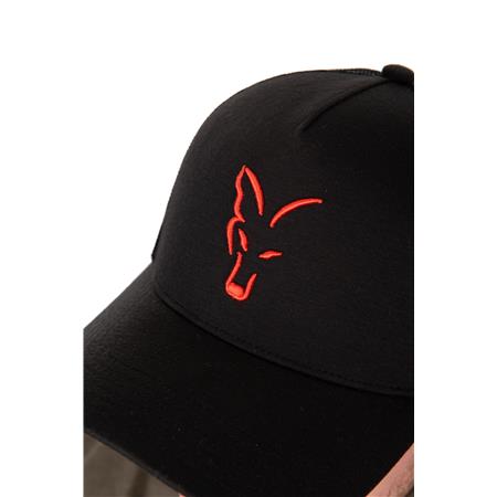 KAPPE FOX COLLECTION TRUCKER CAP - SCHWARZ
