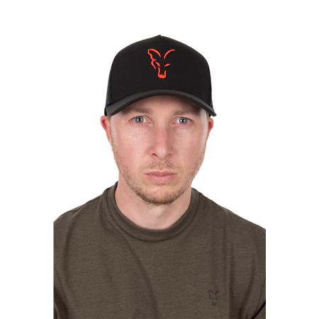 KAPPE FOX COLLECTION TRUCKER CAP - SCHWARZ