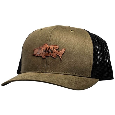 Kappe Zman Bad Azz Bass Trucker Hatz - Grün/Schwarz