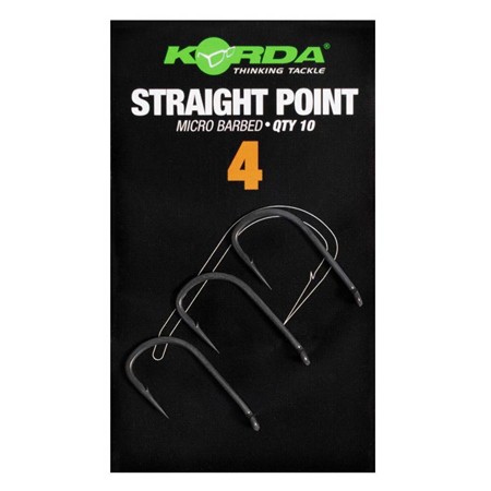 KARPERHAAK KORDA STRAIGHT POINT BARBLESS