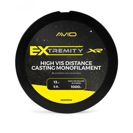 KARPFEN-NYLON AVID CARP EXTREMITY HI-VIS XR MONO - 1000M