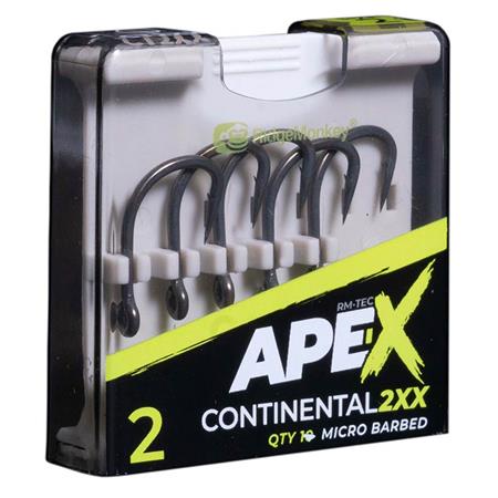 Karpfenhaken Ridge Monkey Rm-Tec Ape-X Continental 2Xx