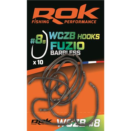 KARPFENHAKEN ROK FISHING FUZIO BARBLESS