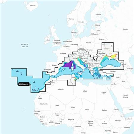 Κάρτα Garmin Navionics Vision+ Μεσόγειοσ Και Μαύρη Θάλασσα