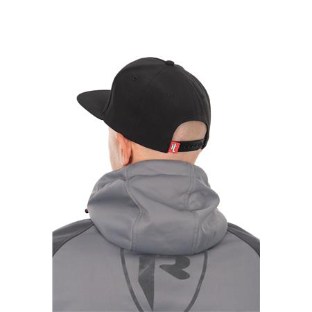 KASKET FOX RAGE SHIELD FLAT PEAK CAP - SORT