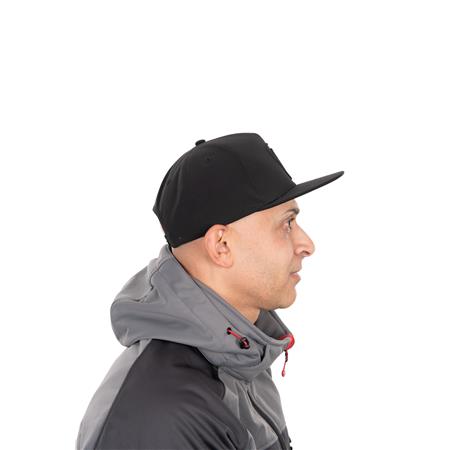 KASKET FOX RAGE SHIELD FLAT PEAK CAP - SORT