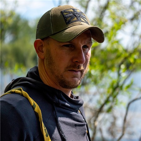 KASKET KORDA UNION JACK TRUCKER CAP - KAKI