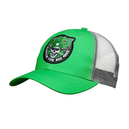 Kasket Madcat Skull Baseball Cap - Grøn