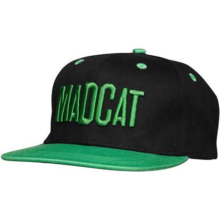 Kasket Madcat Skull Flatbill Cap - Sort/Grøn