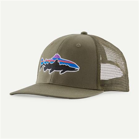 Kasket Patagonia Fitz Roy Trout Trucker Hat - Bassin Grøn