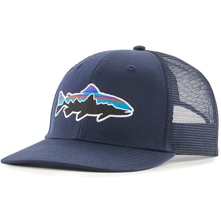 Kasket Patagonia Fitz Roy Trout Trucker Hat - Ny Marineblå