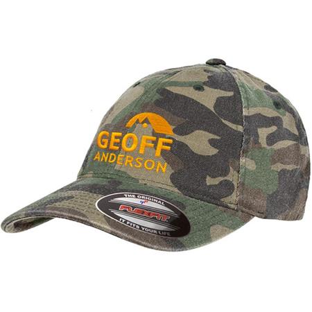 Kasket Til Mænd Geoff Anderson Flexfit - Camouflage