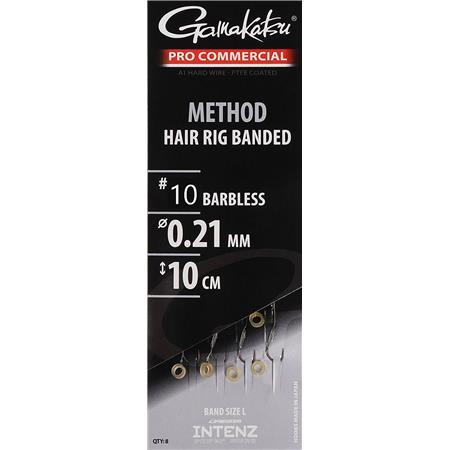 Κάτω Αρματωσιά Gamakatsu Method - Hair Rig Banded