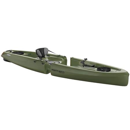 Kayak Point 65°N Mojito Angler Solo Sit-On-Top Modulable - Vert
