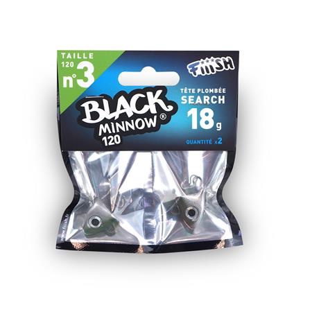 ΚΕΦΑΛΉ ΜΕ ΜΟΛΎΒΙ FIIISH BLACK MINNOW SEARCH