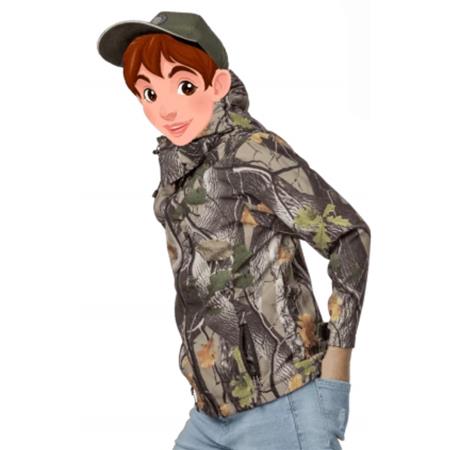 Kids' Shoftshell Bartavel Buffalo Camo