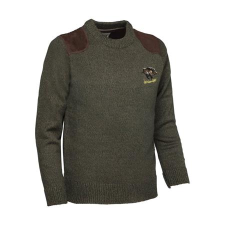 Kids' Sweater Percussion Brode Col Rond