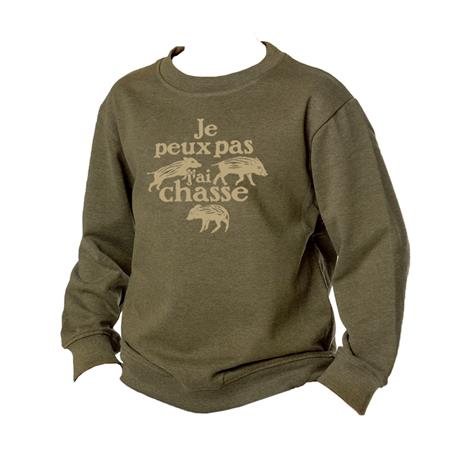 Kids' Sweatshirt Bartavel Theme Chasse T1177