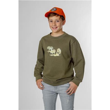 Kids' Sweatshirt Bartavel Theme Chasse T589