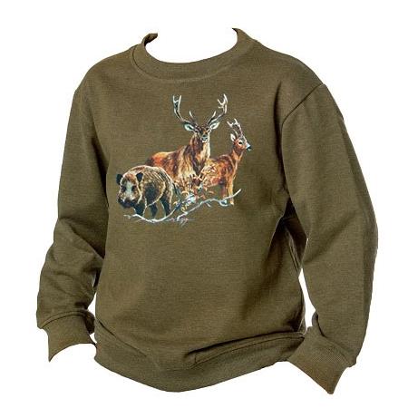 Kids' Sweatshirt Bartavel Trio Gros Gibier