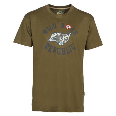 KIDS' T-SHIRT PERCUSSION WILDBOAR REPUBLIQUE