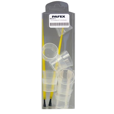 Kit 3 Pinceles Y 10 Cucharillas Pafex