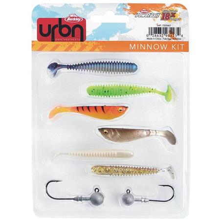 Kit Amostra Flexível Berkley Urbn Kit Minnow