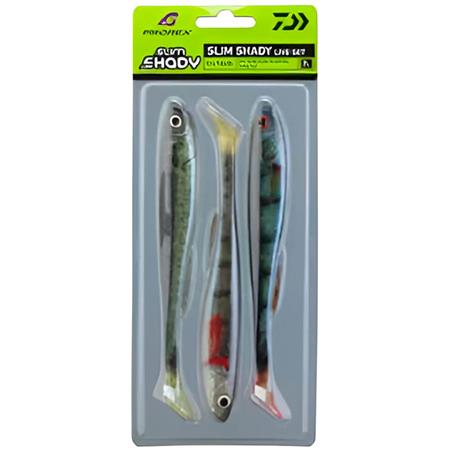 KIT AMOSTRAS VINIS DAIWA PACK PROREX SLIM SHADY