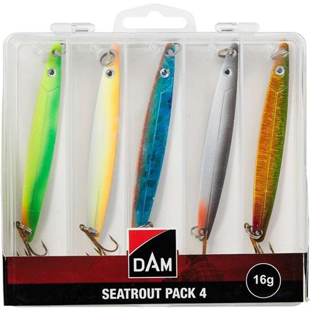 Kit Colher Ondulante Dam Seatrout Pack 4