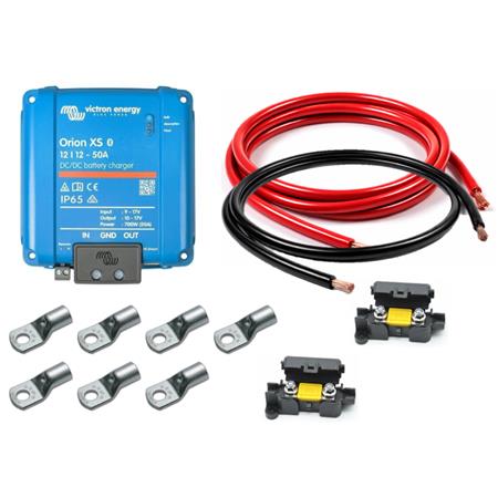 Kit Complet Chargeur Victron Energy Orion Xs Smart 12V 50A Recharge Batterie Auxiliaire Depuis Alternateur