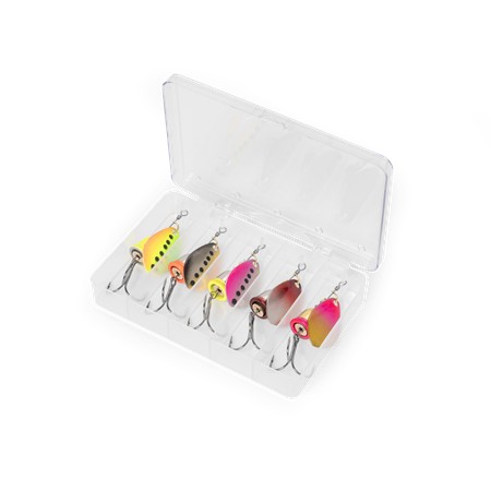 KIT CUILLERS TOURNANTES ZEBCO MAGIC TROUT MINNOW SPOON SET