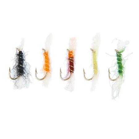 KIT DE 5 MOUCHES STUCKI FISHING NYMPHE SHIPMANS BUZZER