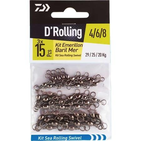 Kit De Giradores Barril Daiwa Mar