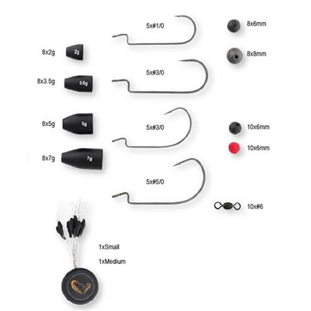 KIT DE MONTAJE TEXAS Y CAROLINA SAVAGE SAVAGE GEAR TEXAS ET CAROLINA SAVAGE