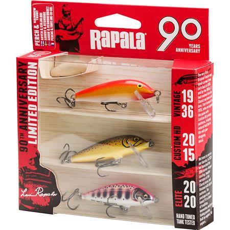 Κιτ Για Σκληρά Τεχνητά Δολώματα Rapala 90 Years Lure Kit Countdown Small Bright