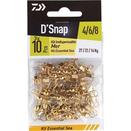 Kit Girelle Con Moschettone Daiwa Indispensabile Mare