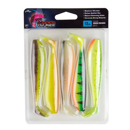 KIT GUMMIKÖDER FOX RAGE ZANDER PRO SHAD MIXED COLOUR PACK