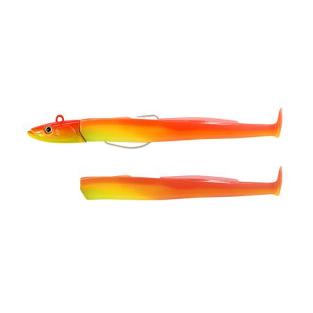 Kit Kunstaas Souple Arme + Jigkop Offshore Fiiish Combo Black Eel 200 + Tete Plombee Offshore