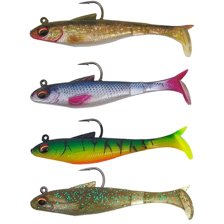 Kit Leurre Souple Armé Adam's Sublim Minnow Pack - 9Cm