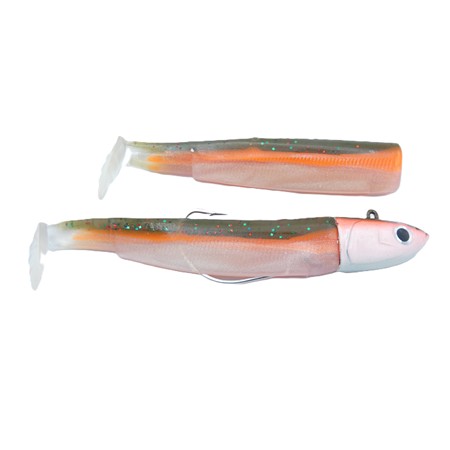 Kit Leurre Souple Arme Fiiish Combo Black Minnow 160 + Tete Plombee Deep - Candy Green
