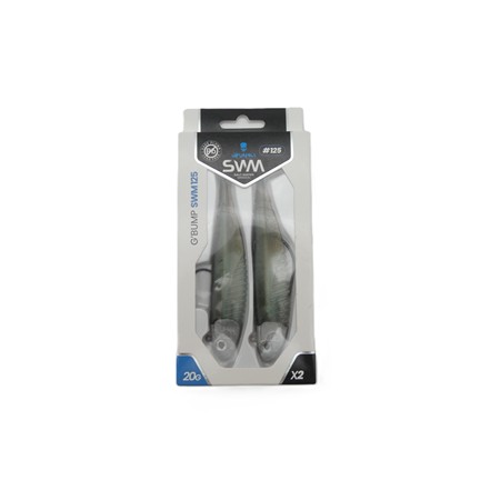 Kit Leurre Souple Armé Gunki G'bump Swm 125 Ready Pack - 12.5Cm - Natural Smelt - Par 2