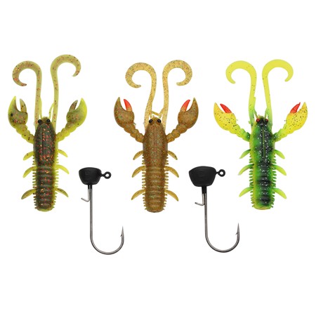 Kit Leurre Souple Berkley Powerbait Perch Ned Rig Pro Pack