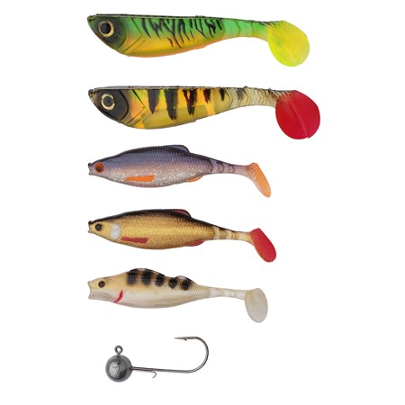 KIT LEURRE SOUPLE BERKLEY POWERBAIT PERCH SOFBAIT JIG PRO KIT