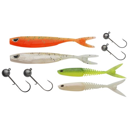 Kit Leurre Souple Berkley Pro Pack Zander Vertical