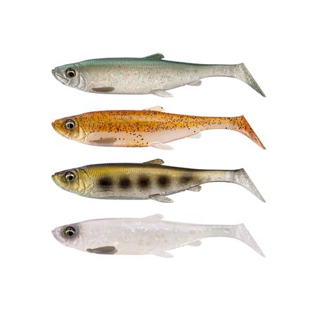 Kit Leurre Souple Savage Gear 3D Herring Shad Mix - 11Cm - Par 4