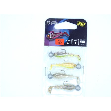 Kit Leurres Souples Armés Fox Rage Ultra Uv Micro Spikey Loaded Lure Pack - Nmc041