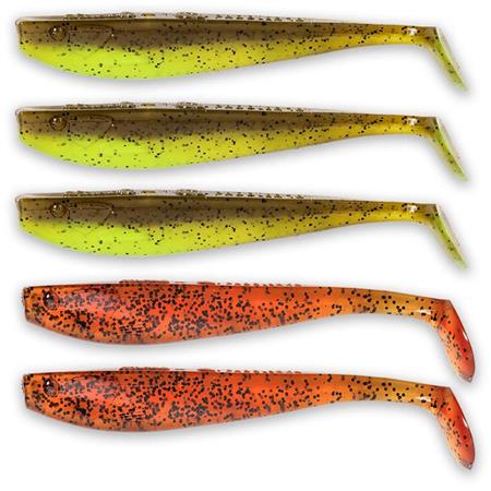 Kit Leurres Souples Mann's Q-Paddler Power Packs Allround Mix - 10Cm - Par 5