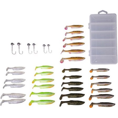 Kit Leurres Souples Savage Gear Fat Minnow T-Tail