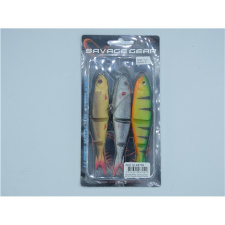 Kit Leurres Souples Savage Gear Soft 4 Play Lip Scull Kit - 13Cm