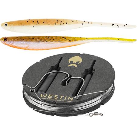 Κιτ Μαλακού Τεχνητού Δολώματοσ Westin Dropshot Rig Kit Shadteez Pintail